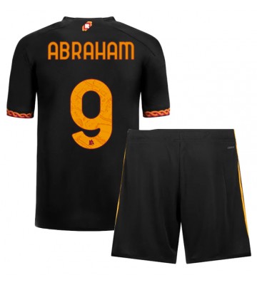 AS Roma Tammy Abraham #9 Tercera Equipación Niños 2023-24 Manga Corta (+ Pantalones cortos)